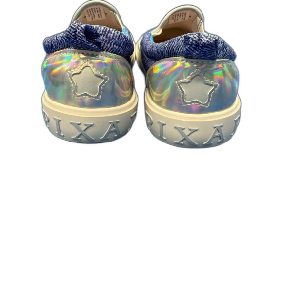 Pixar Ground Up Holographic Slip-On Sneakers size 7 Toy Story Monsters Inc - Picture 7 of 9